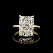 Load image into Gallery viewer, The Aurelia Ring — 5.00ct Radiant Cut Plain Solitaire