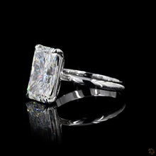 Load image into Gallery viewer, The Valentina Ring — 5.00ct Radiant Cut Solitaire