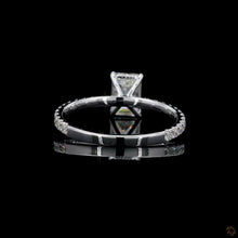 Load image into Gallery viewer, The Margot Ring — 1.00ct Emerald Cut Pavé