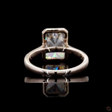 Load image into Gallery viewer, The Harper Ring — 3.00ct Radiant Cut with a Bezel Setting