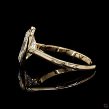 Load image into Gallery viewer, The Sloane Ring | 2ct Oval Lab Diamond | Full Bezel Solitaire | 14k Yellow Gold
