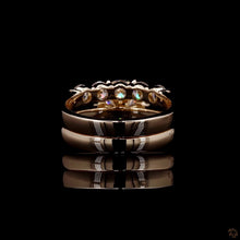 Load image into Gallery viewer, The Rosalind Bridal Set — 2.50ct Round Solitaire with Five-Stone Band