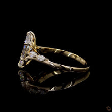 Load image into Gallery viewer, The Aveline marquise lab diamond ring, side profile