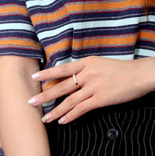 Load image into Gallery viewer, Moissanite 5 Stone Wedding Band in 10k Gold