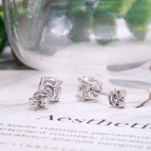 Load image into Gallery viewer, Moissanite Round Stud Earrings 6.5mm (Total 2.00ct)