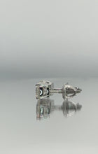 Load and play video in Gallery viewer, Moissanite Round Stud Earrings 6.5mm (Total 2.00ct)