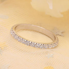 Load image into Gallery viewer, Moissanite Eternity Band Set in 14k White Gold