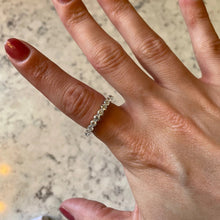 Load image into Gallery viewer, Moissanite 3mm Eternity Band in Sterling Silver 2.1ctw