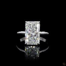 Load image into Gallery viewer, The Valentina Ring — 5.00ct Radiant Cut Solitaire
