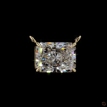 Load image into Gallery viewer, Radiant Cut Lab Diamond Pendant — 2.00ct in 14k Yellow Gold
