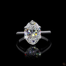 Load image into Gallery viewer, The Margaret Ring — 3.00ct Oval Cut Floral Design
