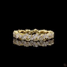 Load image into Gallery viewer, The Estelle Band | 1.50ctw Mixed Shape Lab Diamond | Full Eternity | 14k Gold
