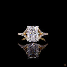 Load image into Gallery viewer, The Adrienne Ring — 2.00ct Radiant Cut Split Shank Pavé
