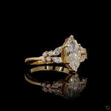 Load image into Gallery viewer, The Beatrice Ring — 2.00ct Marquise Cut Double Split Shank
