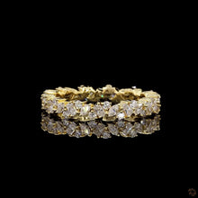 Load image into Gallery viewer, The Estelle Band | 1.50ctw Mixed Shape Lab Diamond | Full Eternity | 14k Gold
