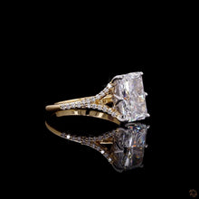 Load image into Gallery viewer, The Adrienne Ring — 2.00ct Radiant Cut Split Shank Pavé
