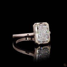 Load image into Gallery viewer, The Harper Ring — 3.00ct Radiant Cut with a Bezel Setting
