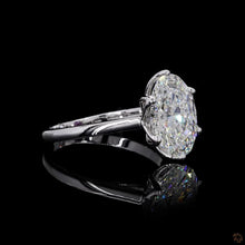 Load image into Gallery viewer, The Margaret Ring — 3.00ct Oval Cut Floral Design
