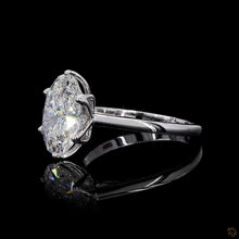 Load image into Gallery viewer, The Margaret Ring — 3.00ct Oval Cut Floral Design
