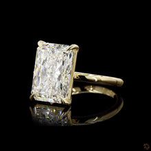 Load image into Gallery viewer, The Aurelia Ring — 5.00ct Radiant Cut Plain Solitaire
