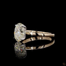 Load image into Gallery viewer, The Stella Ring — 1.50ct Oval Cut Solitaire with Hidden Halo
