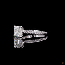 Load image into Gallery viewer, The Colette Ring — 1.50ct Asscher Cut Pavé
