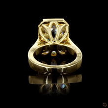 Load image into Gallery viewer, The Athena Ring — 5.00ct Emerald Cut Bezel on 3mm Band

