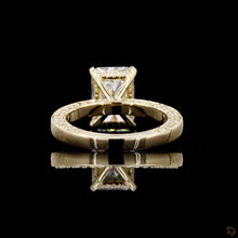 Load image into Gallery viewer, The Sienna Ring — 2.00ct Radiant Cut with Hidden Halo
