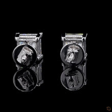 Load image into Gallery viewer, Princess Cut Lab Diamond Stud Earrings — 2.00ctw in 14k Gold
