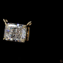 Load image into Gallery viewer, Radiant Cut Lab Diamond Pendant — 2.00ct in 14k Yellow Gold
