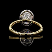 Load image into Gallery viewer, The Charlotte Ring — 1.50ct Oval Cut Halo Pavé
