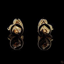 Load image into Gallery viewer, Heart Cut Lab Diamond Stud Earrings — 2.00ctw in 14k Gold
