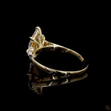 Load image into Gallery viewer, The Aveline marquise lab diamond ring, three-quarter back view
