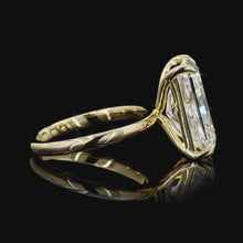 Load and play video in Gallery viewer, The Aurelia Ring — 5.00ct Radiant Cut Plain Solitaire
