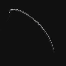 Load and play video in Gallery viewer, Graduated Bezel-Set Lab Diamond Tennis Necklace in 14k Gold
