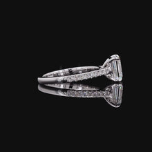 Load and play video in Gallery viewer, The Colette Ring — 1.50ct Asscher Cut Pavé
