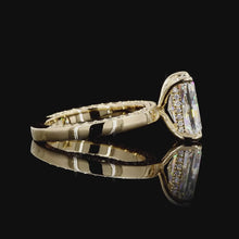 Load and play video in Gallery viewer, The Sienna Ring — 2.00ct Radiant Cut with Hidden Halo
