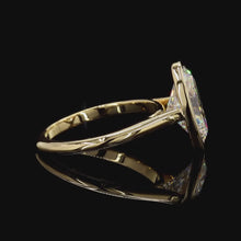 Load and play video in Gallery viewer, The Sloane Ring | 2ct Oval Lab Diamond | Full Bezel Solitaire | 14k Yellow Gold
